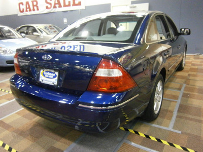 ford five hundred 2006 blue sedan sel gasoline 6 cylinders all whee drive cont  variable trans  13502