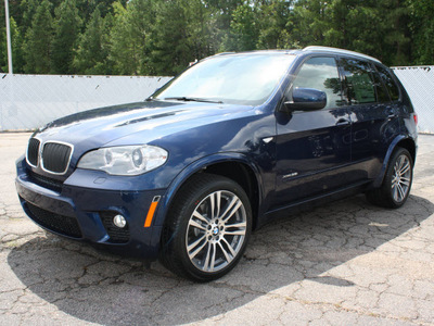 bmw x5 2013 blue suv xdrive35i sport activity gasoline 6 cylinders all whee drive automatic 27616
