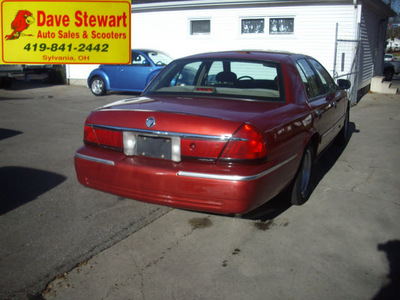 mercury grand marquis 1999 red sedan gs gasoline v8 rear wheel drive automatic 43560