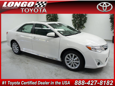 toyota camry 2012 white sedan xle v6 gasoline 6 cylinders front wheel drive not specified 91731