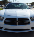 dodge charger 2011 white sedan sxt gasoline 6 cylinders rear wheel drive automatic 76018