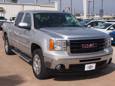 gmc sierra 1500 2010 silver sle flex fuel 8 cylinders 2 wheel drive 6 speed automatic 77338