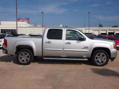 gmc sierra 1500 2010 silver sle flex fuel 8 cylinders 2 wheel drive 6 speed automatic 77338