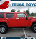 hummer h3 2008 red suv alpha gasoline 8 cylinders 4 wheel drive automatic 77338