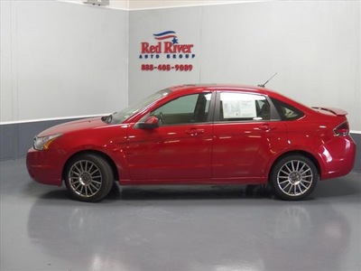ford focus 2010 red sedan ses gasoline 4 cylinders front wheel drive not specified 75020
