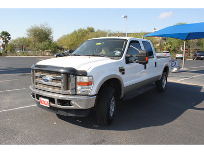 ford f 250 super duty 2008 white lariat diesel 8 cylinders 4 wheel drive automatic 78501