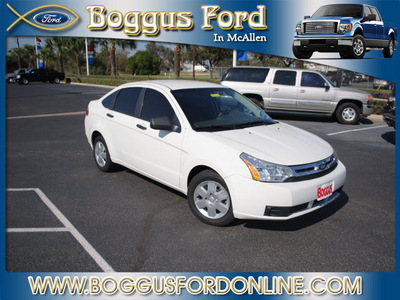 ford focus 2010 white sedan s gasoline 4 cylinders front wheel drive automatic 78501