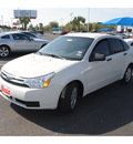 ford focus 2010 white sedan s gasoline 4 cylinders front wheel drive automatic 78501