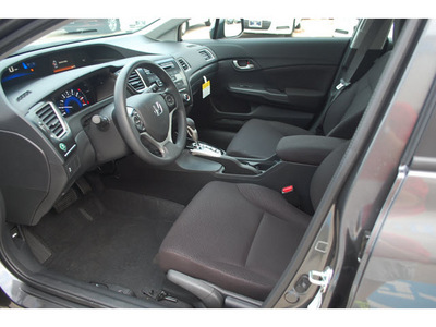 honda civic 2013 black sedan lx gasoline 4 cylinders front wheel drive automatic 77339