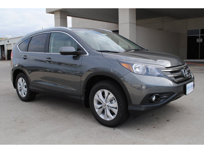 honda cr v 2012 dk  gray suv ex gasoline 4 cylinders front wheel drive 5 speed automatic 77025