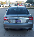chrysler 200 2013 dk  gray sedan touring gasoline 4 cylinders front wheel drive automatic 76051