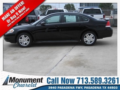 chevrolet impala 2013 black sedan lt flex fuel 6 cylinders front wheel drive 6 speed automatic electronic with overdrive 77503
