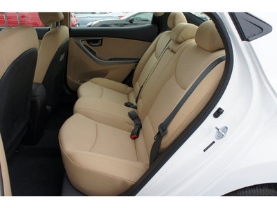 hyundai elantra 2013 white sedan gls gasoline 4 cylinders front wheel drive automatic 77094