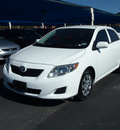 toyota corolla 2010 white sedan le gasoline 4 cylinders front wheel drive automatic 76234