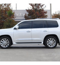 lexus lx 570 2008 white suv gasoline 8 cylinders 4 wheel drive automatic 77002