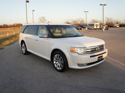 ford flex 2012 white limited gasoline 6 cylinders front wheel drive automatic 75119