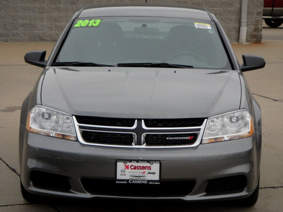 dodge avenger 2013 dk  gray sedan se gasoline 4 cylinders front wheel drive automatic 62034