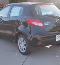 mazda mazda2 2013 black hatchback sport gasoline 4 cylinders front wheel drive standard 76210