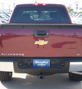 chevrolet silverado 1500 2013 dk  red texas edition lt flex fuel 8 cylinders 2 wheel drive not specified 77090