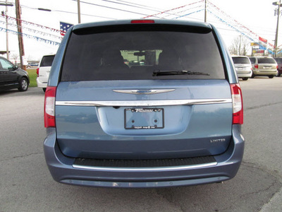 chrysler town and country 2012 lt  blue van limited flex fuel 6 cylinders front wheel drive automatic 45840