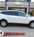 chevrolet traverse 2012 white lt gasoline 6 cylinders front wheel drive automatic 76051