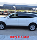 chevrolet traverse 2012 white lt gasoline 6 cylinders front wheel drive automatic 76051