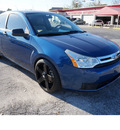 ford focus 2008 lt  blue coupe s gasoline 4 cylinders front wheel drive manual 78205