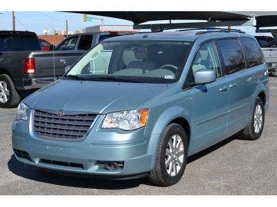 chrysler town and country 2008 lt  blue van touring gasoline 6 cylinders front wheel drive automatic 76401