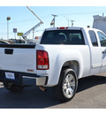 gmc sierra 1500 2007 white pickup truck sle texas ed  gasoline 8 cylinders rear wheel drive automatic 76801