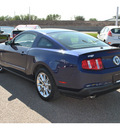 ford mustang 2011 dk  blue coupe gasoline 6 cylinders rear wheel drive automatic 78572