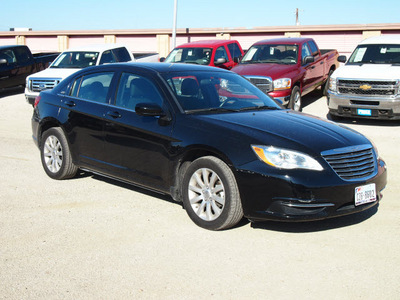 chrysler 200 2012 black sedan touring gasoline 4 cylinders front wheel drive automatic 78064