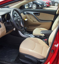 hyundai elantra 2013 red sedan gls gasoline 4 cylinders front wheel drive autostick 77065
