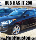 hyundai veloster 2013 black coupe gasoline 4 cylinders front wheel drive autostick 77065