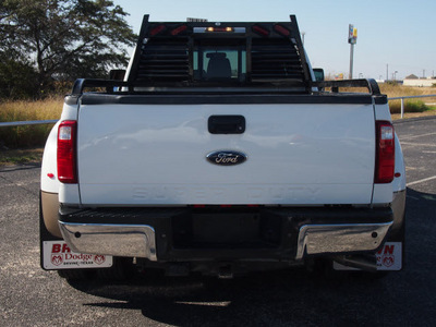 ford f 350 super duty 2011 white lariat biodiesel 8 cylinders 4 wheel drive automatic 78016