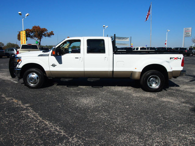 ford f 350 super duty 2011 white lariat biodiesel 8 cylinders 4 wheel drive automatic 78016
