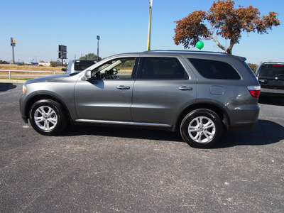 dodge durango 2012 dk  gray suv crew gasoline 6 cylinders rear wheel drive automatic 78016