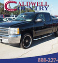 chevrolet silverado 1500 2013 black ls flex fuel 8 cylinders 2 wheel drive automatic with overdrive 77836