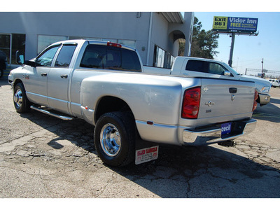dodge ram 3500 2008 silver pickup truck slt diesel 6 cylinders rear wheel drive automatic with overdrive 77630