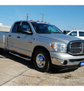 dodge ram 3500 2008 silver pickup truck slt diesel 6 cylinders rear wheel drive automatic with overdrive 77630