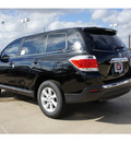 toyota highlander 2013 black suv 4x2 gasoline 6 cylinders front wheel drive automatic 77469