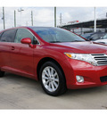 toyota venza 2011 red fwd 4cyl gasoline 4 cylinders front wheel drive automatic 77469