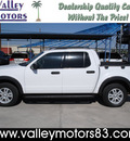ford sport trac 2007 white suv xlt gasoline 6 cylinders rear wheel drive automatic 78501