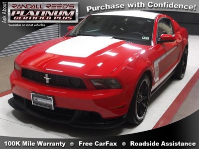 ford mustang 2012 red coupe boss 302 gasoline 8 cylinders rear wheel drive 6 speed manual 77373