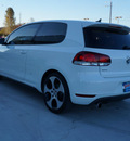 volkswagen gti 2012 white hatchback gasoline 4 cylinders front wheel drive shiftable automatic 75070