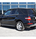 mercedes benz m class 2011 black suv ml550 gasoline 8 cylinders all whee drive automatic 78216