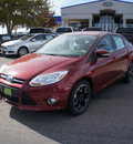 ford focus 2013 red sedan se flex fuel 4 cylinders front wheel drive automatic 79407