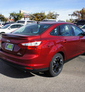 ford focus 2013 red sedan se flex fuel 4 cylinders front wheel drive automatic 79407