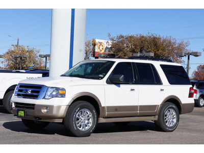 ford expedition 2013 white suv xlt flex fuel 8 cylinders 4 wheel drive 4 speed automatic 79407