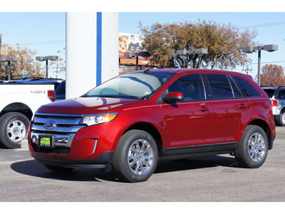 ford edge 2013 red sel gasoline 6 cylinders front wheel drive automatic 79407