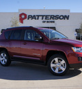 jeep compass 2013 red deep cherry r suv latitude gasoline 4 cylinders 2 wheel drive cont  variable trans  76230